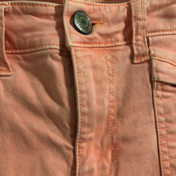 American Eagle neon peach super stretch jeggings - Picture 8 of 10